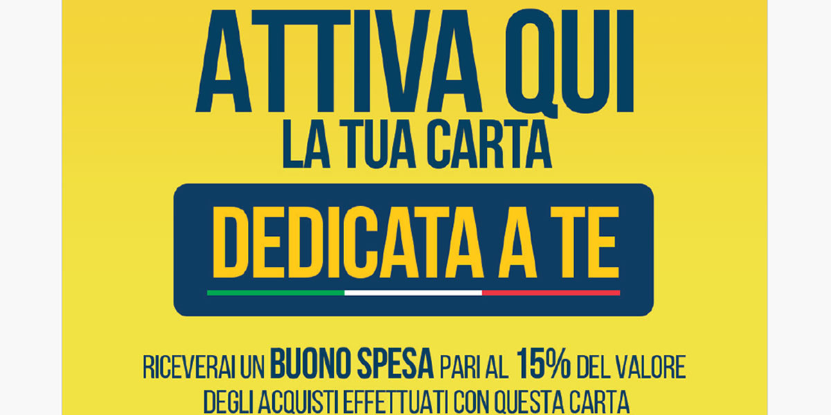 Multicedi aderisce all'iniziativa "Carta dedicata a te"